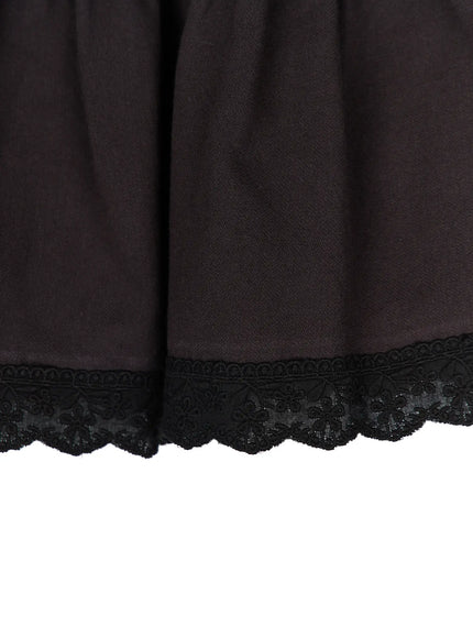 frill-trim-mini-skirt-cy512
