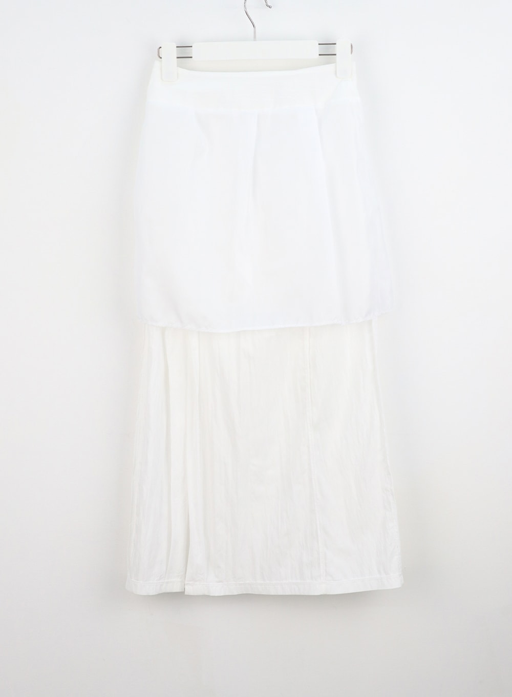 nylon-slit-maxi-skirt-cu302
