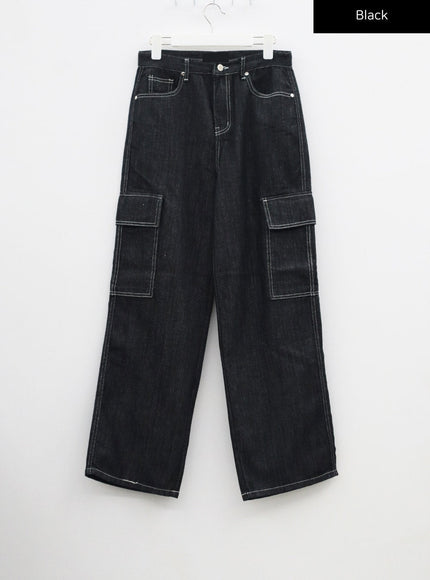 Wide Cargo Jeans CF302