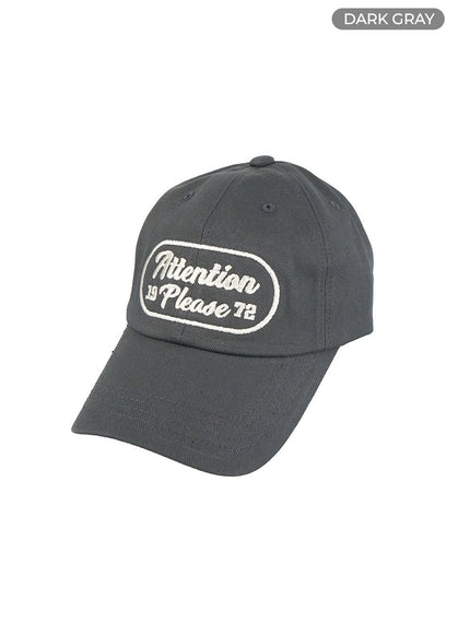 Lettering Embroidered Cap OL423