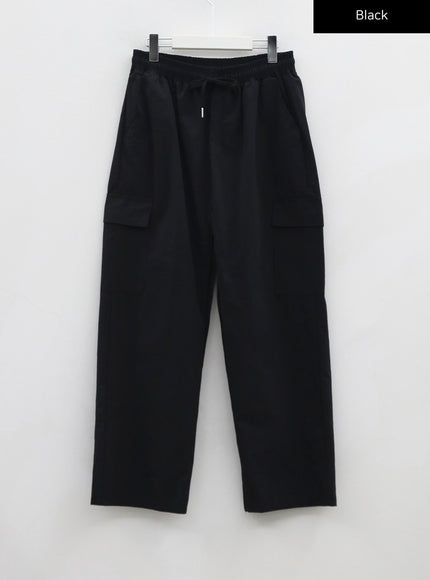 Selena Nylon Cargo Wide Pants CS23