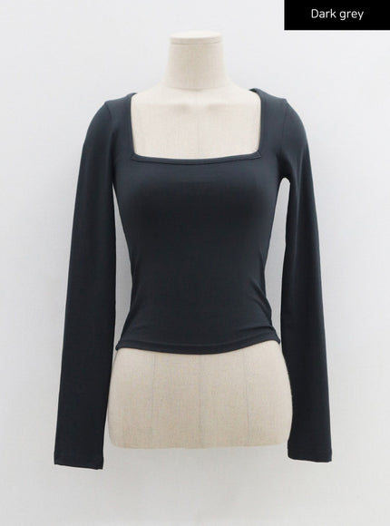 Square Crop Long Sleeve T-Shirt CS13