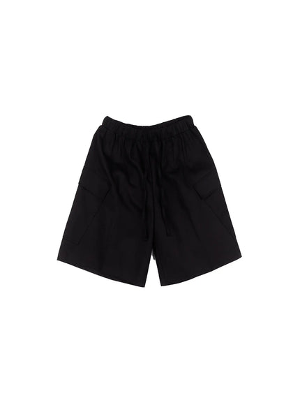 casual-cargo-pocket-shorts-cg526 / Black