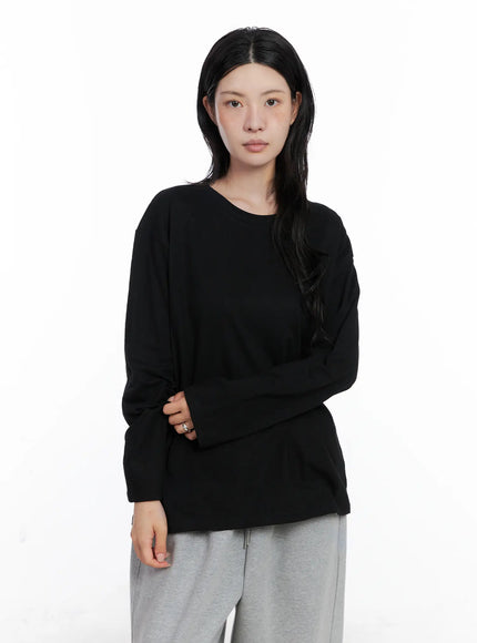 Basic Oversized Long Sleeve Tee CS529