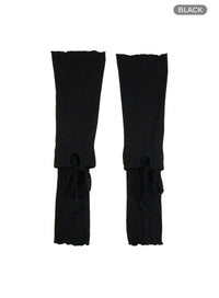 solid-strap-leg-warmer-cl402 / Black