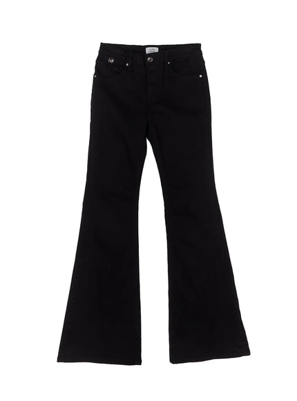 addie-chic-flared-jeans-cg522 / Black