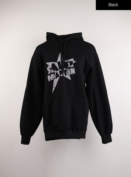 graphic-hoodie-sweatshirt-cj412 / Black