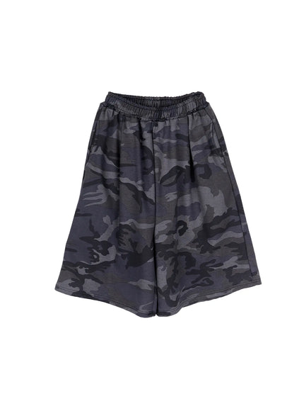 camouflage-patterned-bermuda-shorts-cy508 / Dark gray