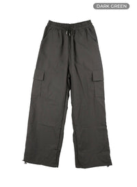 summer-cargo-nylon-pants-oy408 / Dark green