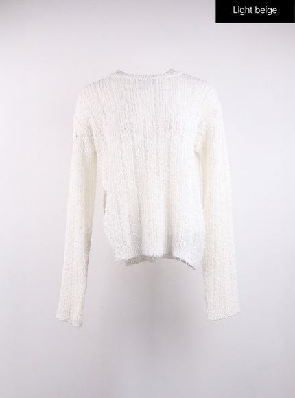 cozy-knitted-long-sleeve-round-neck-top-cj419 / Light beige