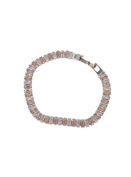 square-cubic-bracelet-cl530 / Orange