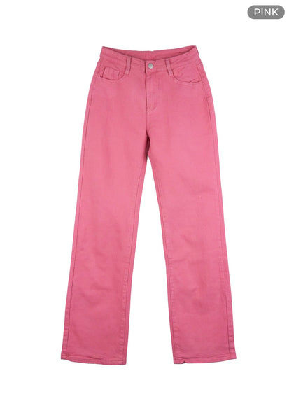 wide-leg-cotton-pants-oo429 / Pink