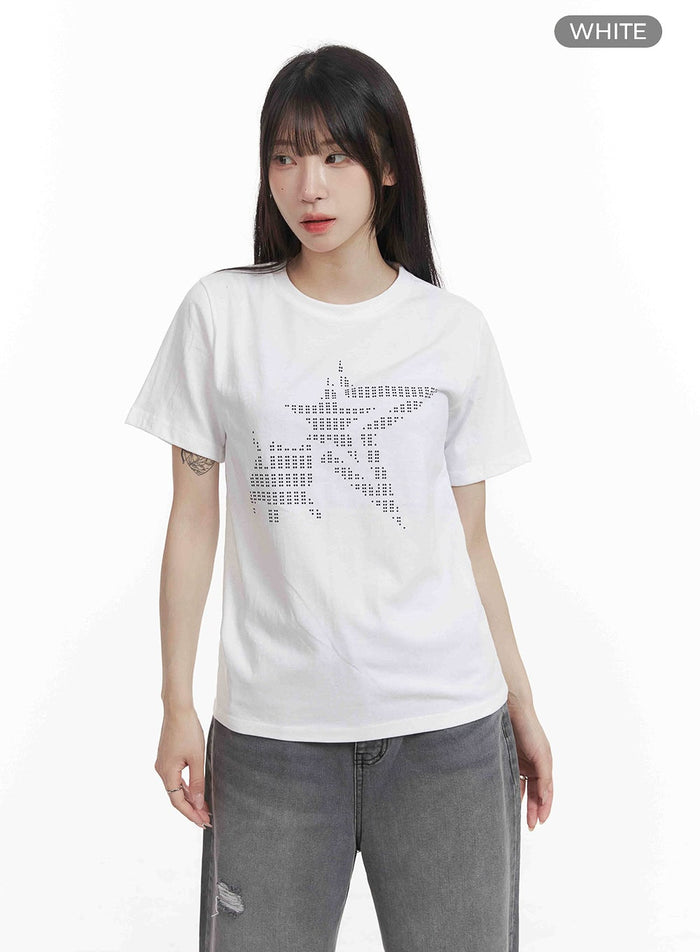graphic-tee-cy407 / White