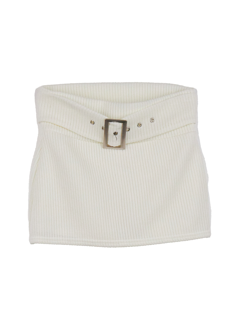 Belted Slim-Fit Mini Skirt CJ507