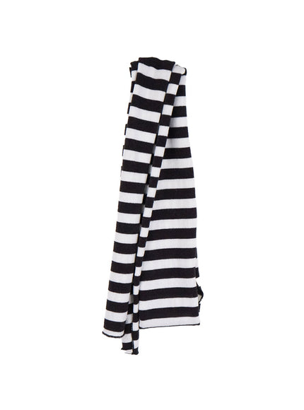 chic-striped-scarf-cd406 / White