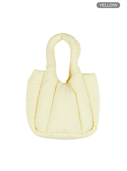 petite-cushion-tote-os411 / Yellow