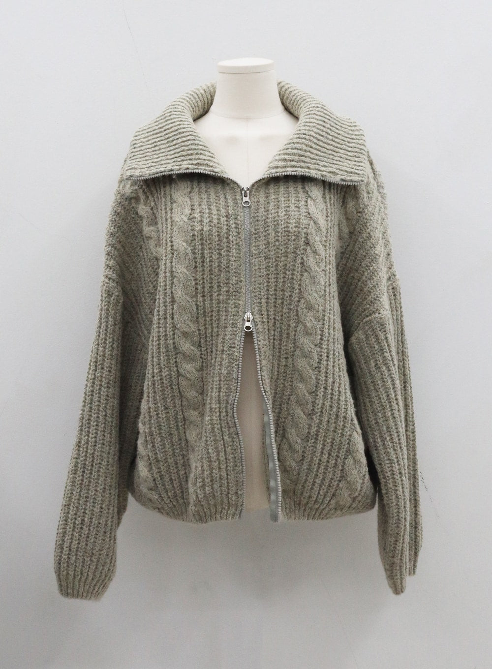 Two way hot sale zip cardigan