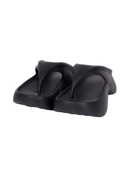 pastel-platform-flip-flops-cy520 / Black