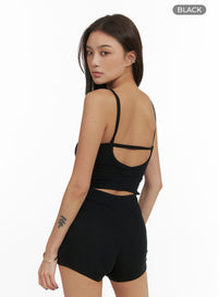 activewear-cami-jumpsuit-cy423 / Black