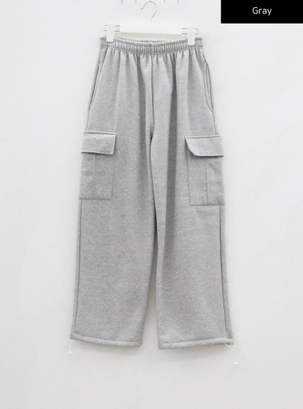 Cargo Wide Leg Track Pants Unisex CJ313