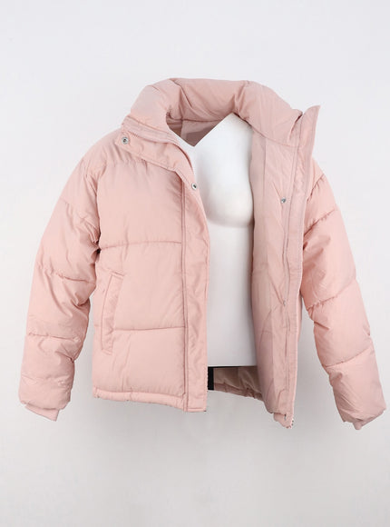 zip-up-stand-collar-puffer-jacket-co319