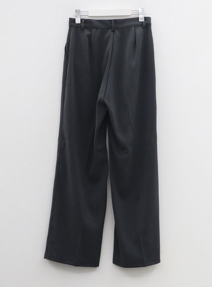 Wide Leg Tailored Pants OM320