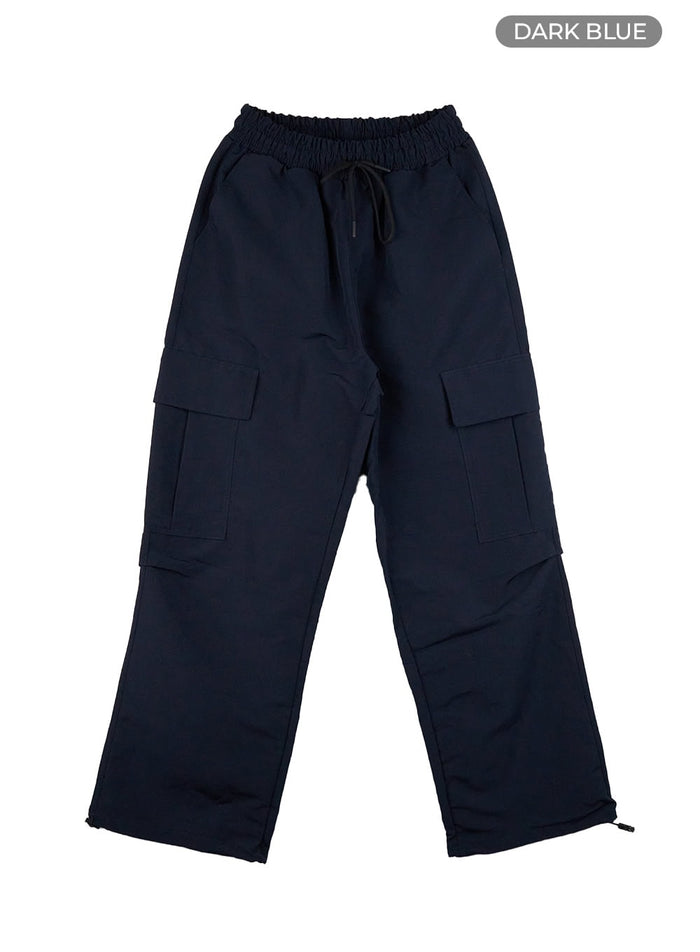 stylish-wide-leg-cargo-pants-cs426 / Dark blue