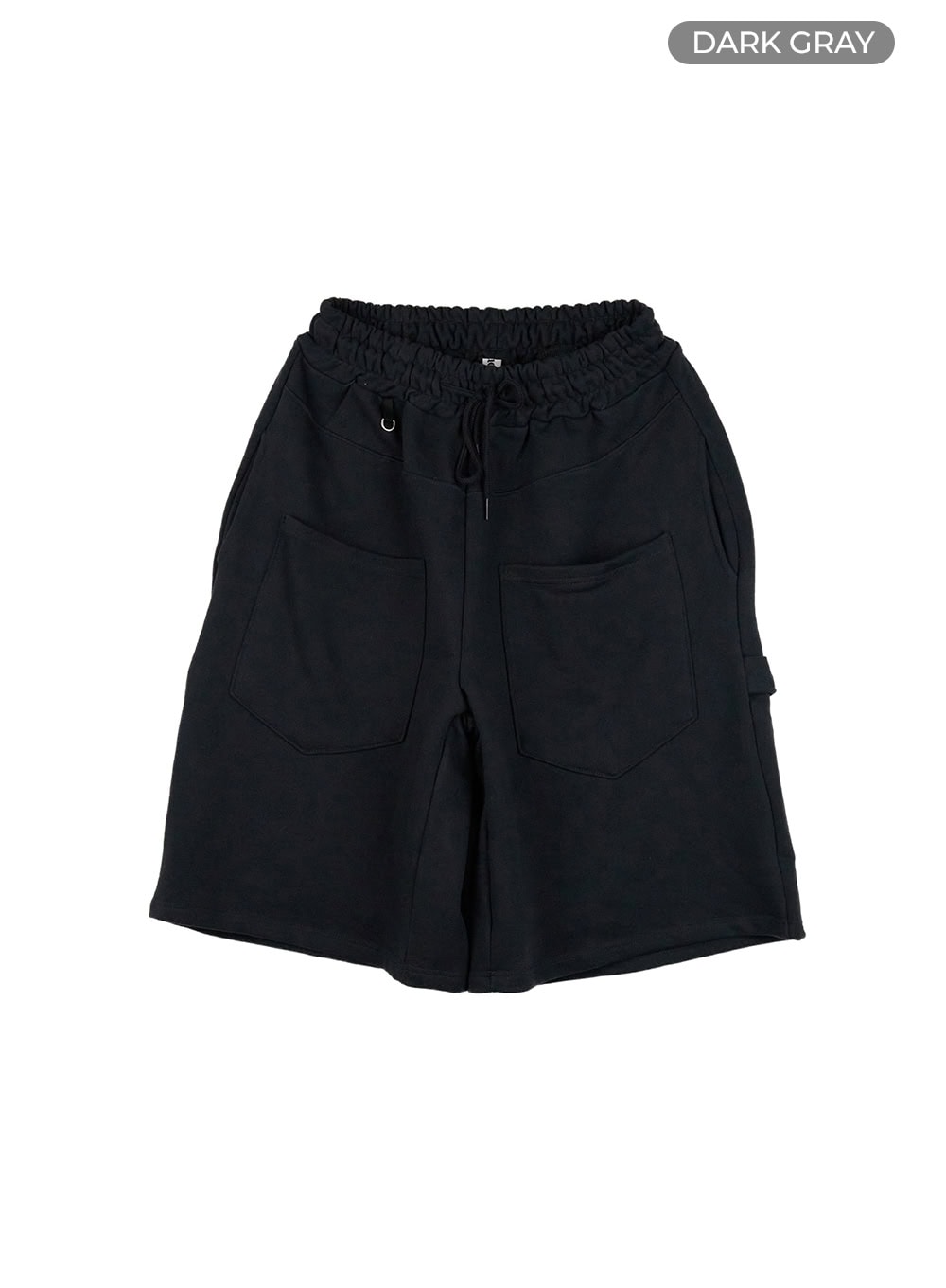 baggy-midi-sweat-shorts-cu413 / Dark gray