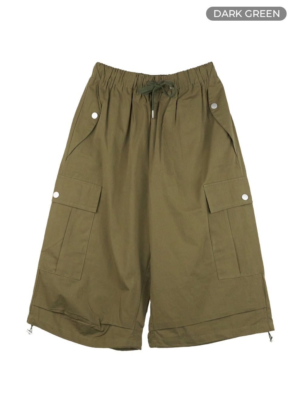 midi-cargo-shorts-cl418 / Dark green