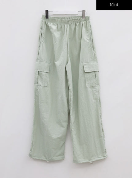 Loose Fit String Cargo Pants CG01