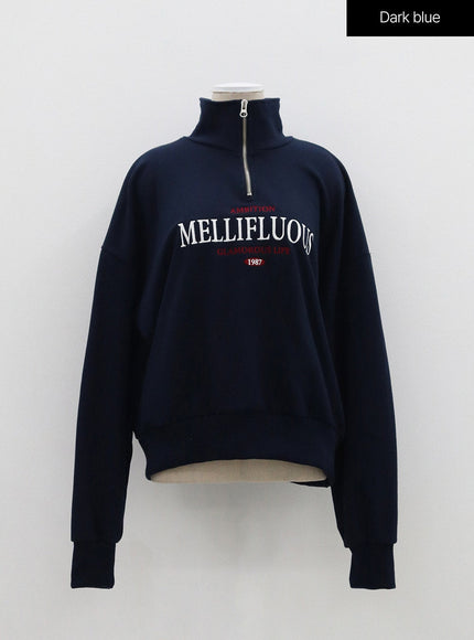 Oversized Half Zip-Up OF316