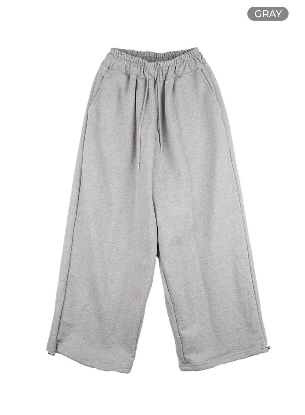 wide-fit-cotton-sweatpants-cs404 / Gray