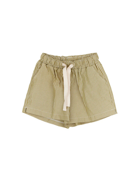 Striped Drawstring Shorts CA509