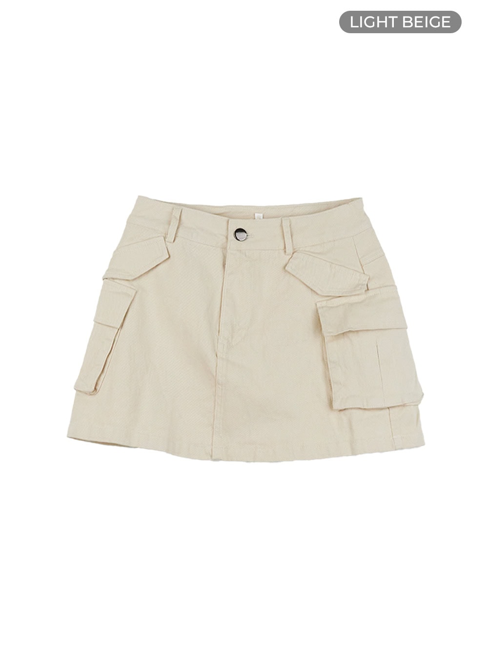 cargo-mini-skirt-cl426 / Light beige