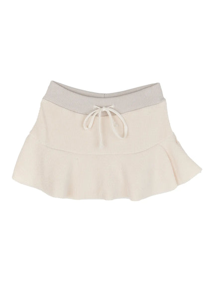 Ruffle Flare Mini Skirt CN527