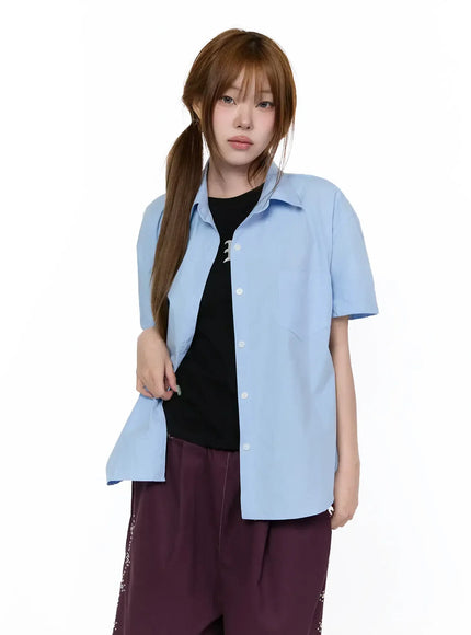 oversized-rugby-shirt-ca522 / Light blue