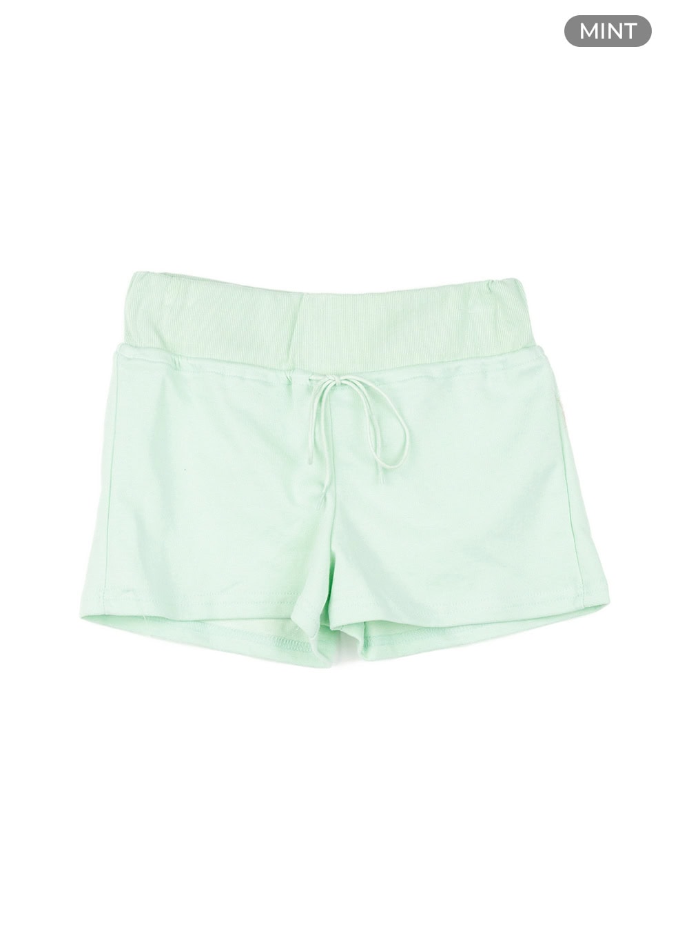 banding-cotton-micro-shorts-cy430 / Mint