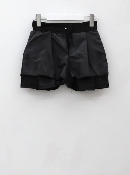 Pleated Cargo Mini Skirt CJ16