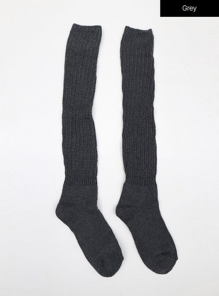 Knitted Leg Warmer Socks BS19
