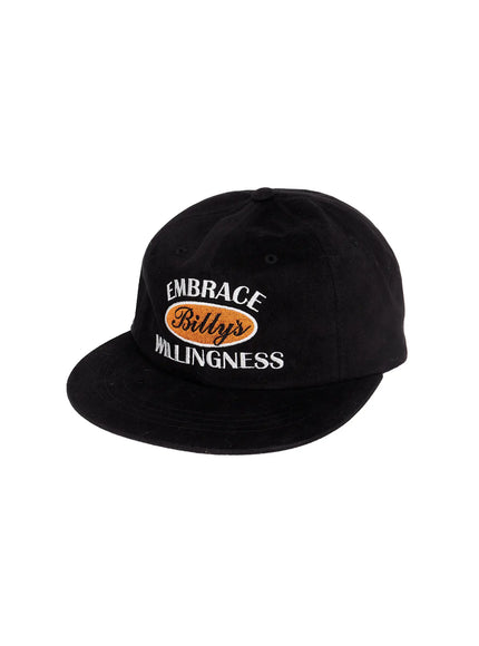 embroidered-flat-cap-co513 / Black