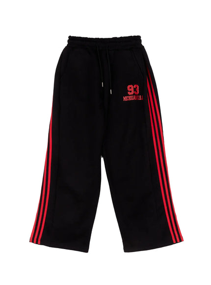 wide-leg-track-pants-cd519 / Black