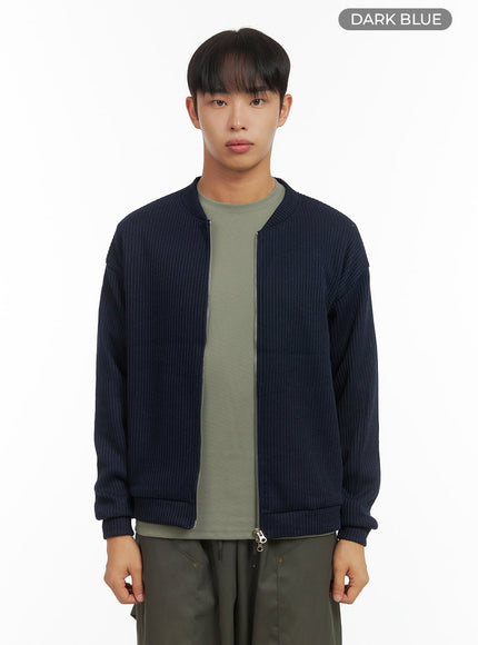 sophisticated-zip-up-shirt-co410 / Dark blue