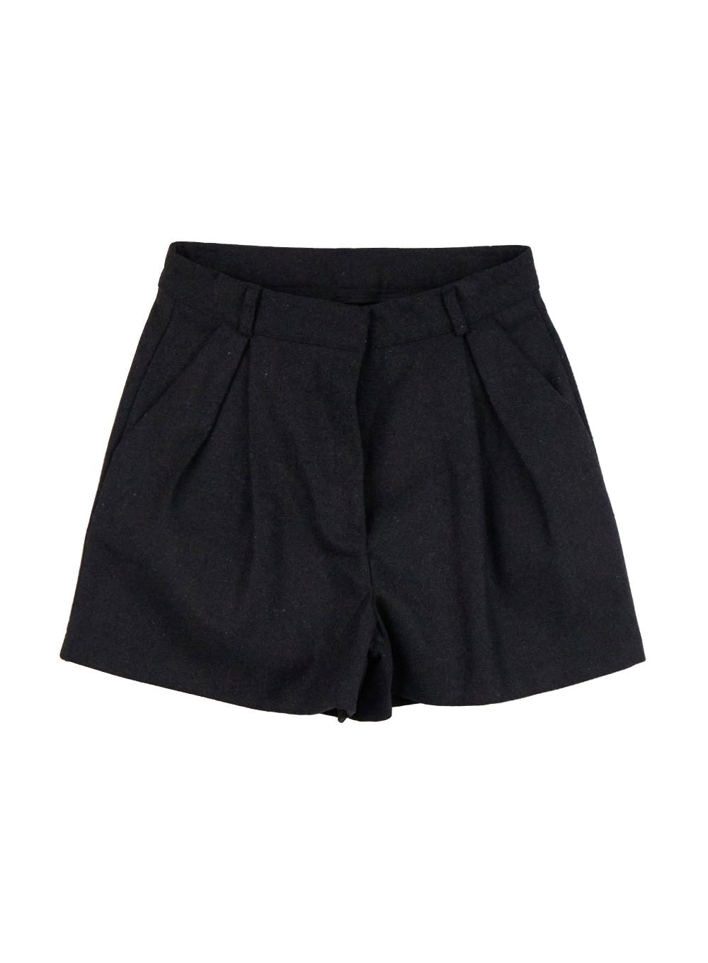 pintuck-loose-fit-shorts-od412 / Dark gray