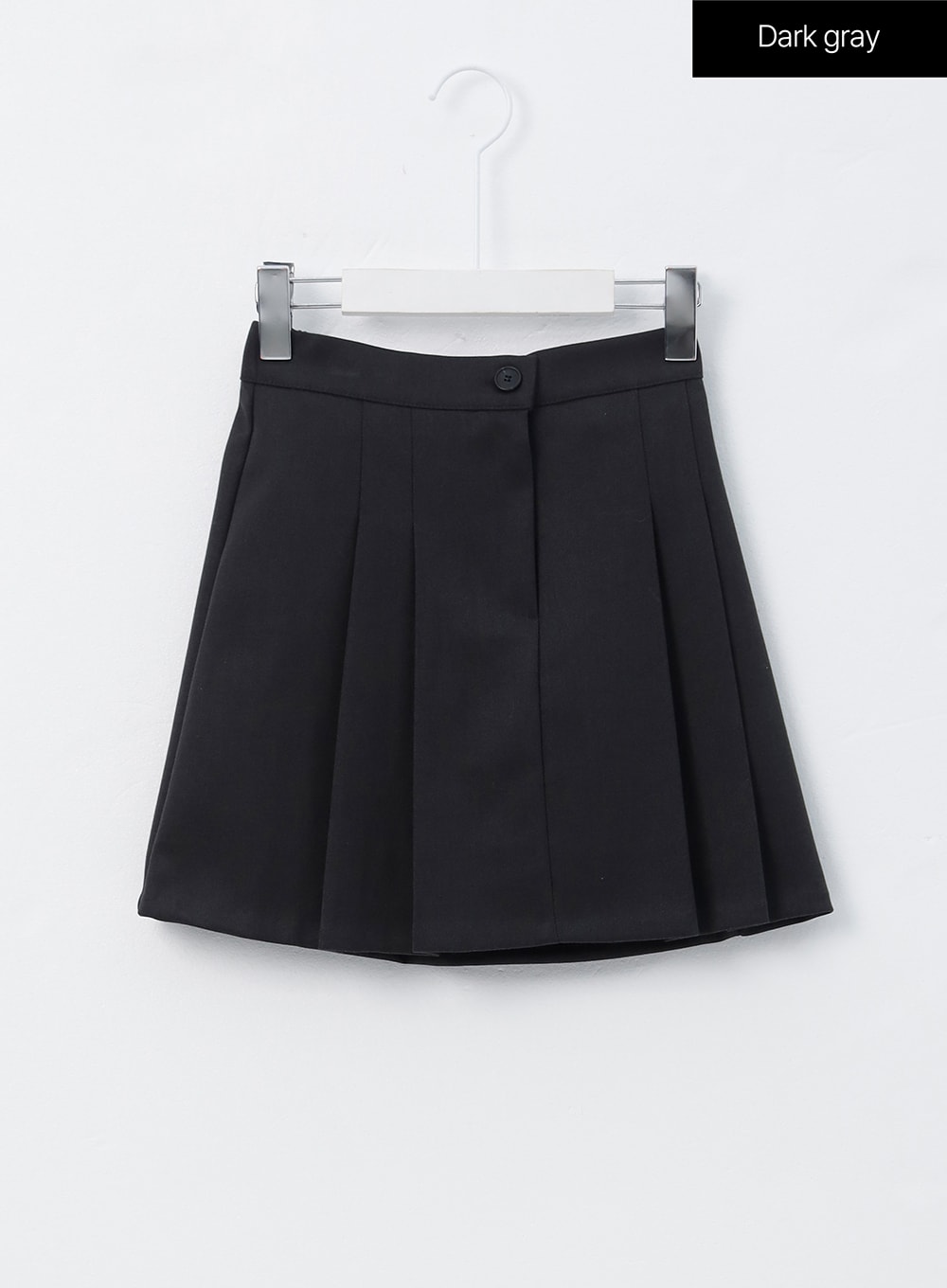 wool-blend-mini-skirt-oo305 / Dark gray