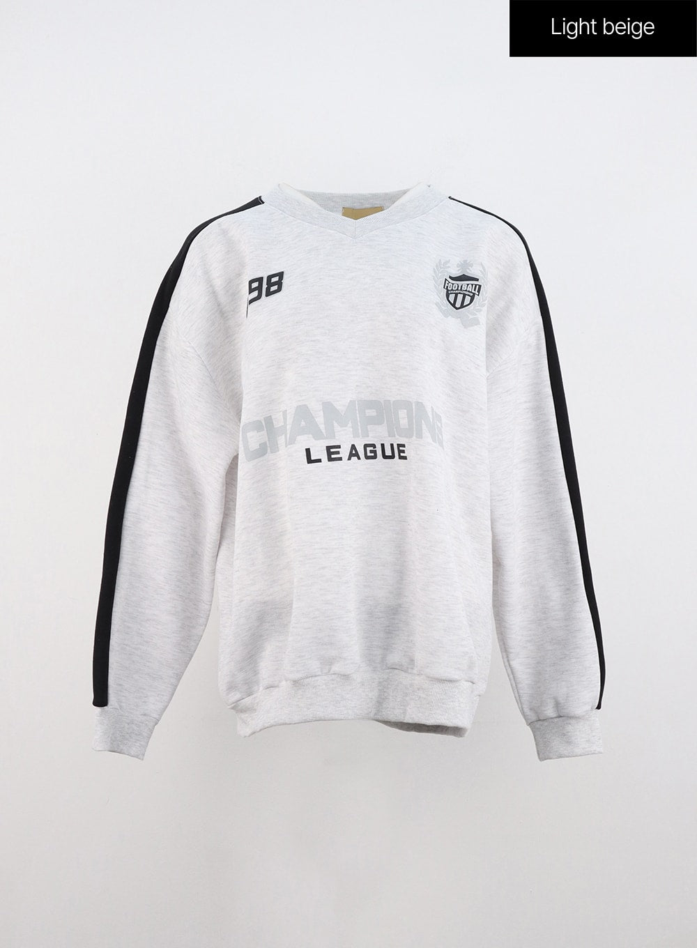 Oversized V Neck Sweatshirt IN322 - Acubi style | LEWKIN