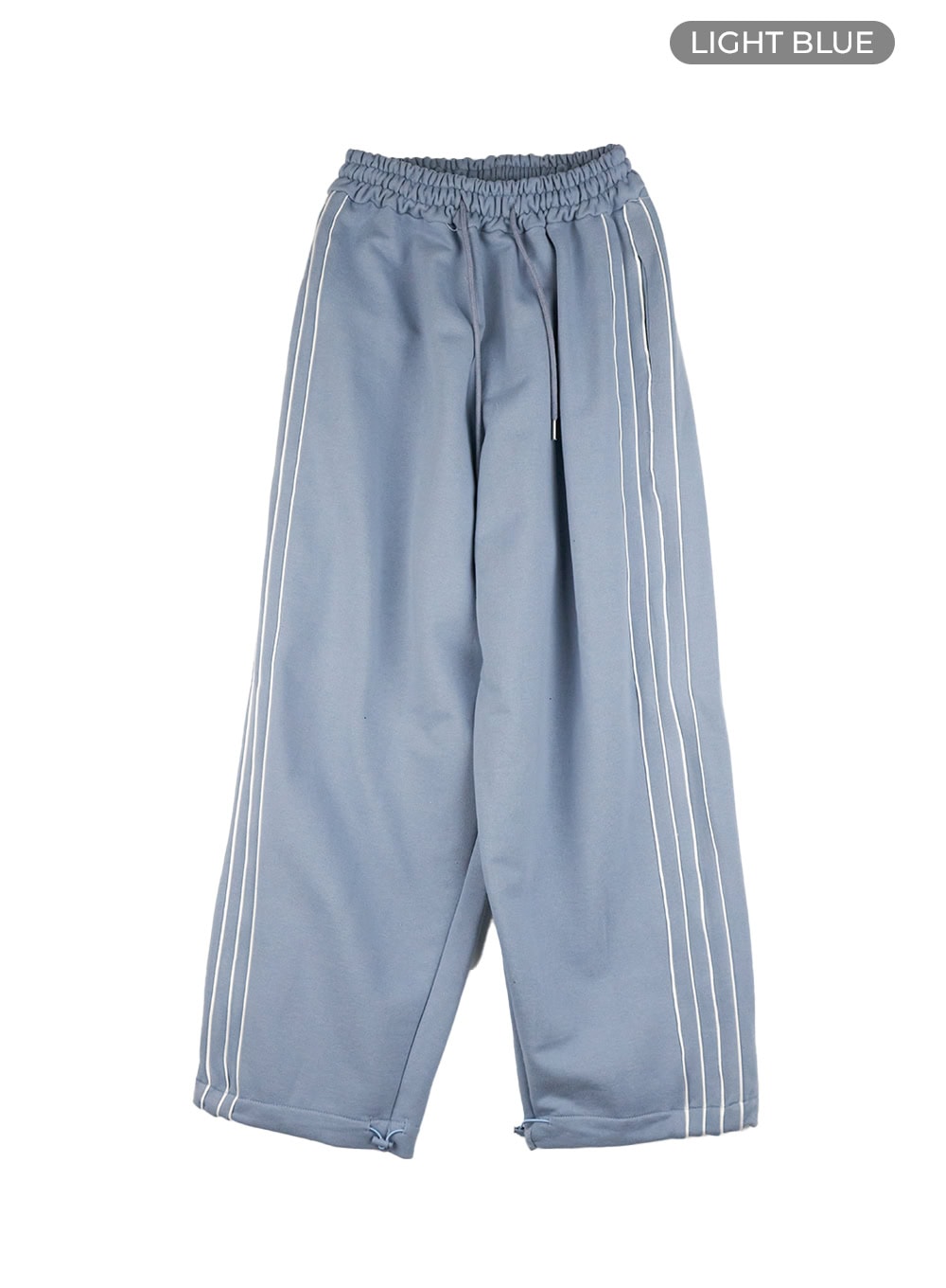 cotton-string-banded-sweatpants-cg402 / Light blue