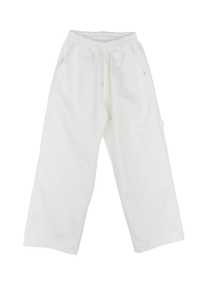 gawon-carpenter-wide-leg-jeans-cu517 / White