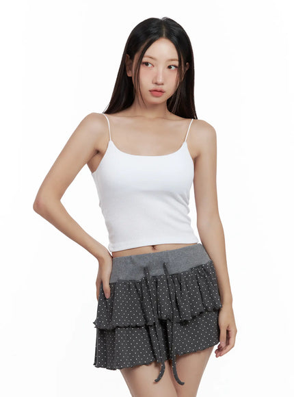 minimalist-ribbed-tank-cl509 / White