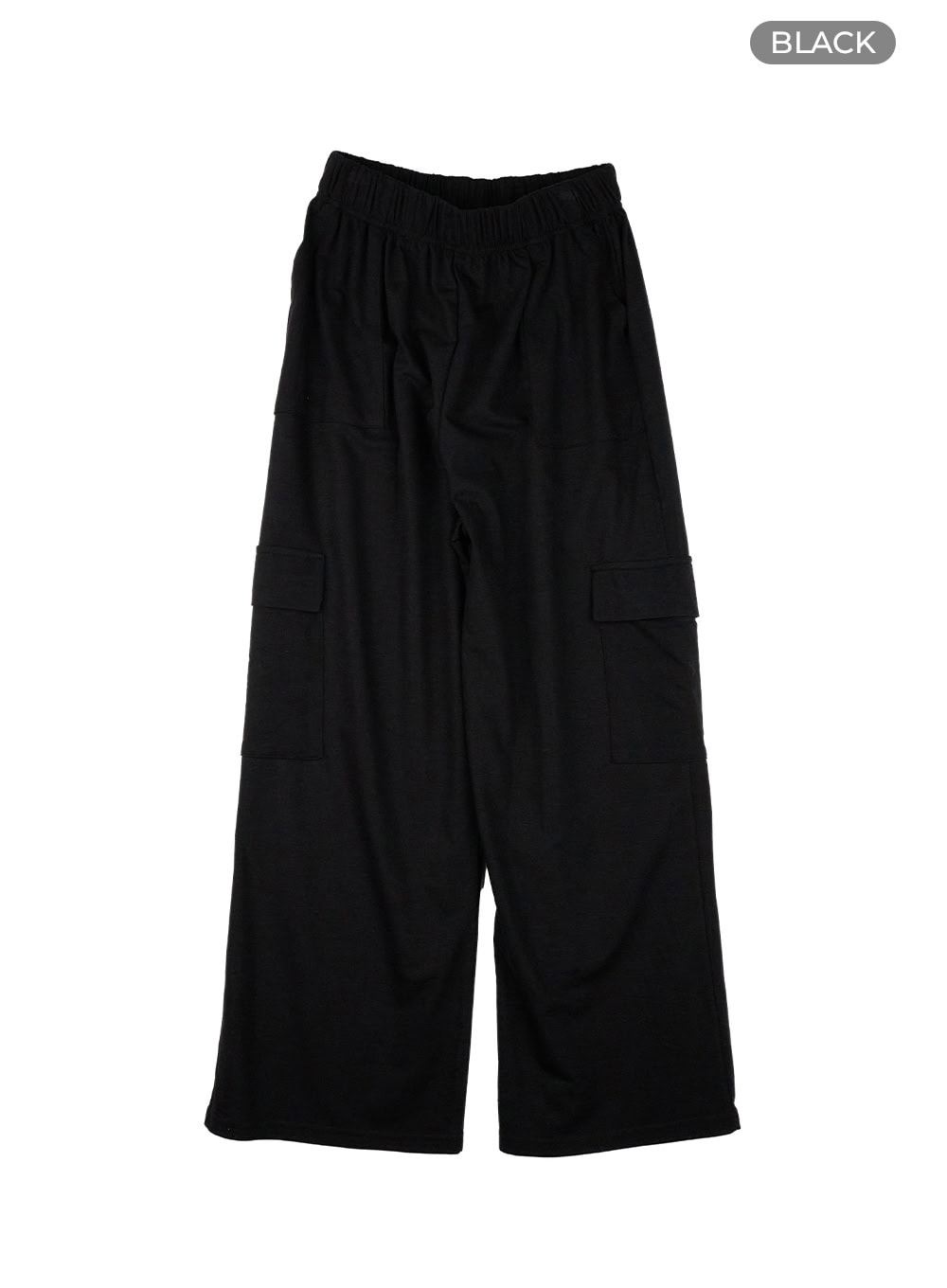 cargo-baggy-sweatpants-cy430 / Black