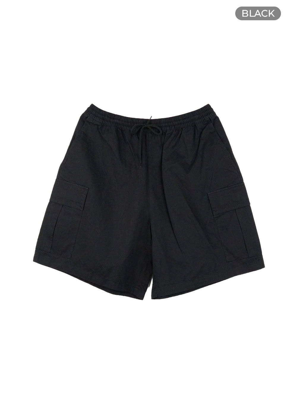 cotton-cargo-shorts-cl412 / Black